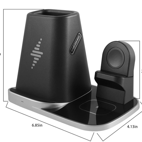 🎉HP🎉 4 in 1 multifunctional wireless charger and pen holder NIB - Picture 2 of 7